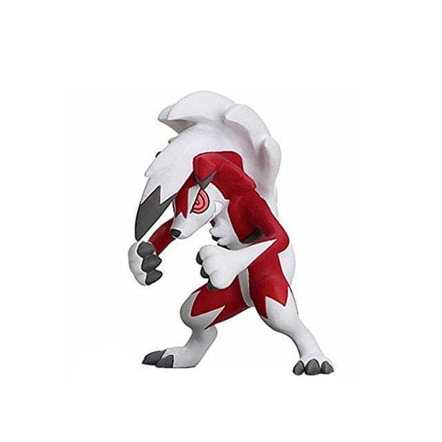 PKM Pokemon Figuren | Wuffels Rockruff Lycanroc Evolution Figuren Pokemon (3 Motive Zur Wahl)