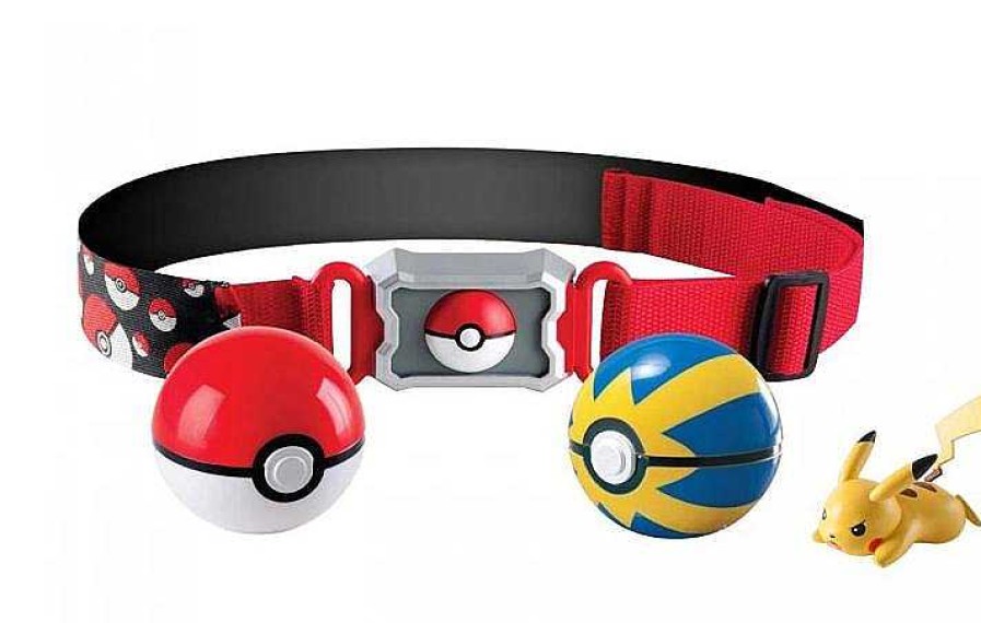 PKM Pokeball & Pokeballe | Pokemon Spielzeug Poke Trainer Gurtel Mit Pokeball Und Figur