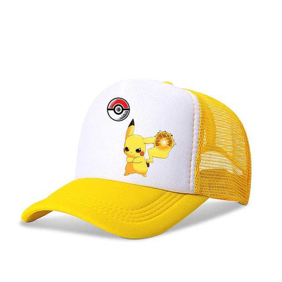 PKM Sommer | Tolle Pokemon Pikachu Sommer Baseball Caps Mutzen Fur Kinder