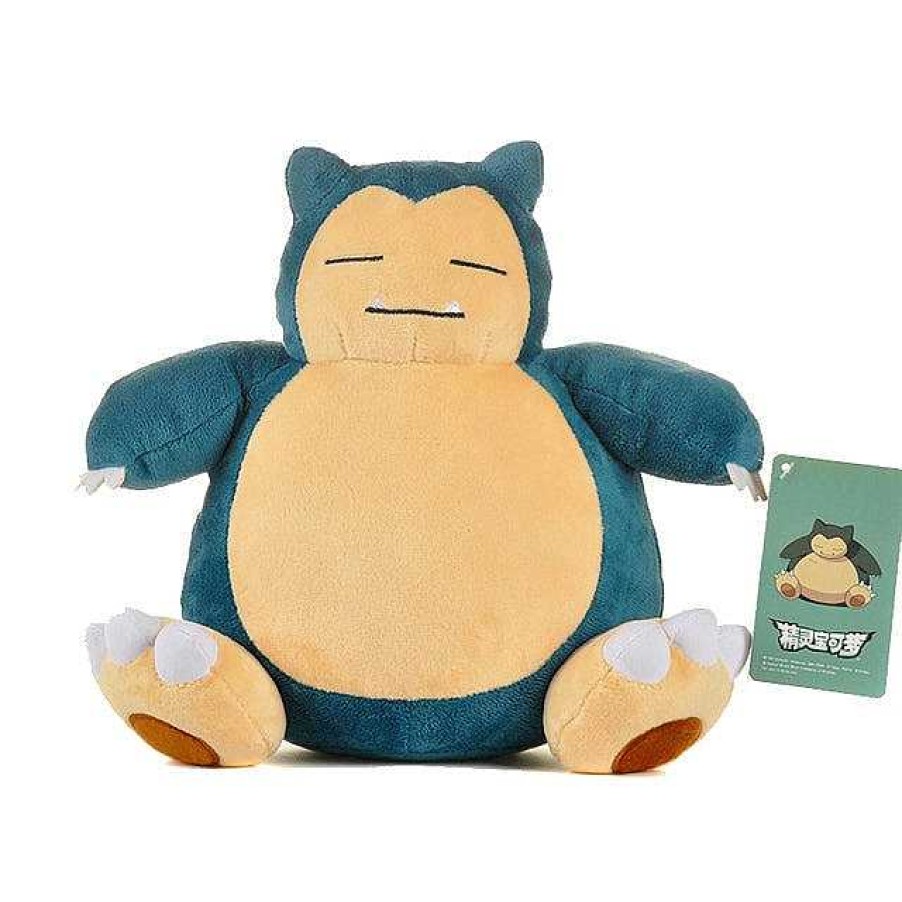 PKM Pokemon Kuscheltiere | Sitzender Relaxo Snorlax Stofftier Pokemon (Ca. 40Cm)