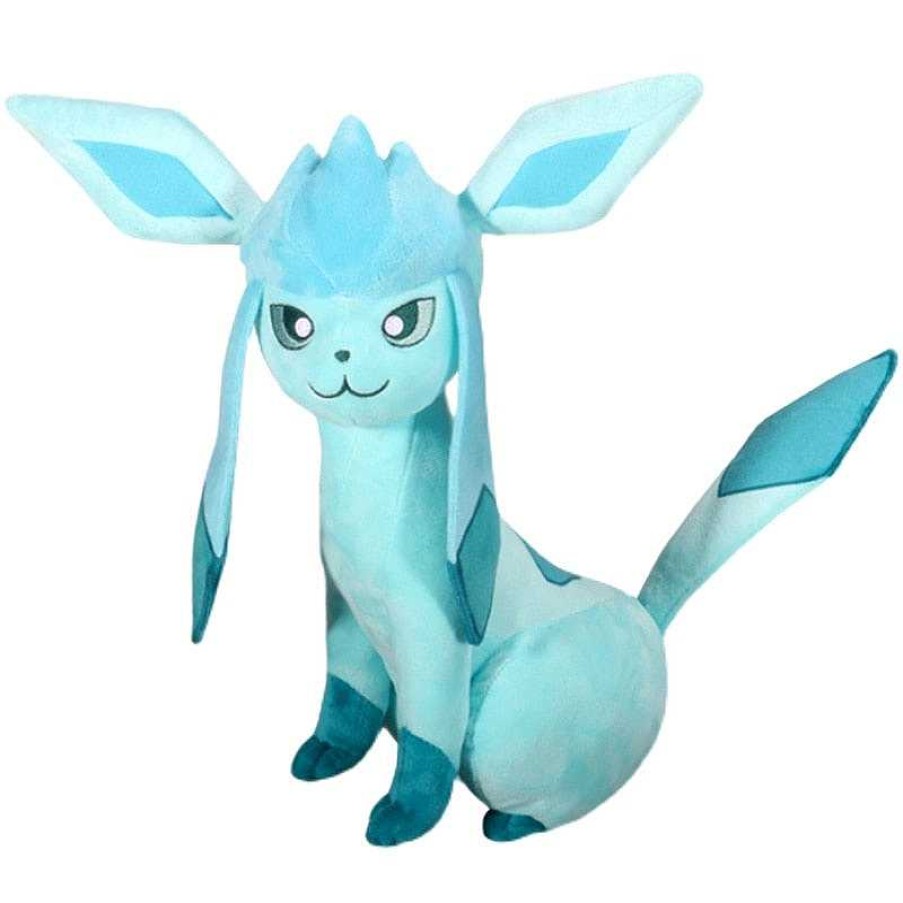 PKM Pokemon Kuscheltiere | Glaziola / Glaceon Im Neuen Look - Pokemon Kuscheltier (Ca. 30Cm)