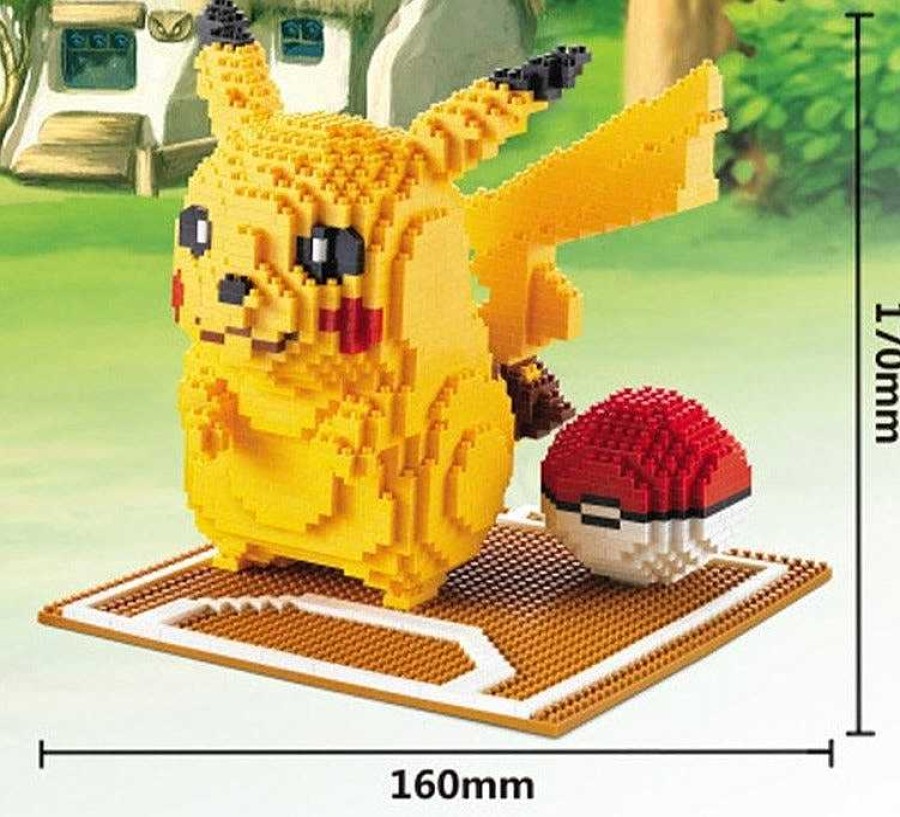 PKM Pokemon Bausteine | Pokemon Pikachu Baustein Set