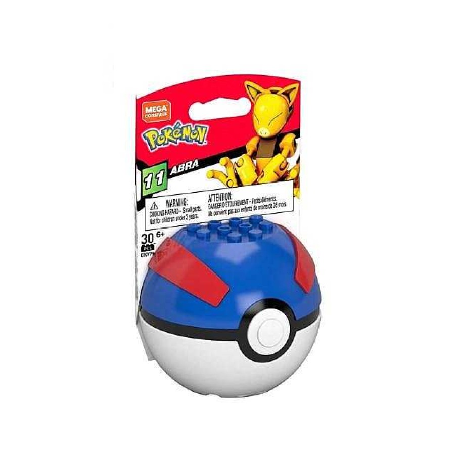 PKM Pokemon Bausteine | Mega Bloks Pokemon Serie Abra Oddish Riolu Ultra Ball Bausteine