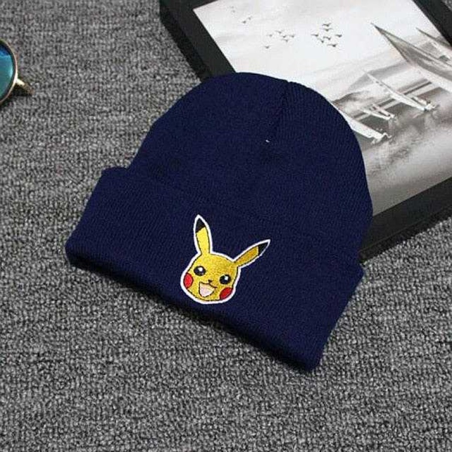 PKM Herbst & Winter | Pikachu Pokemon Uni Beanie Mutze Verschiedene Motive