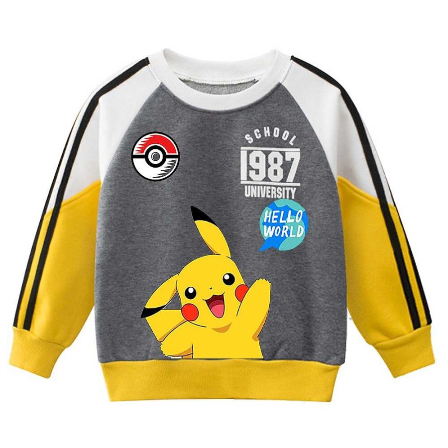 PKM Herbst & Winter | Pokemon Sportliches Kinder Sweatshirt