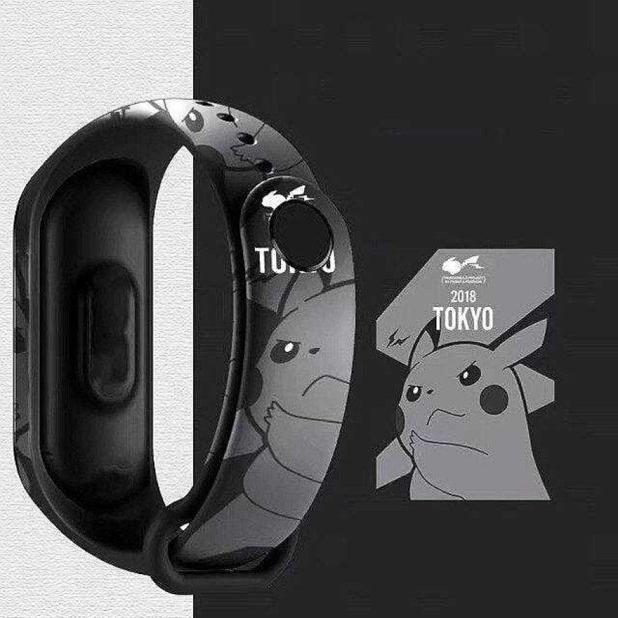 PKM Uhren Und Wecker | Pokemon Pikachu Elektronische Armbanduhr Mit Digital Anzeige