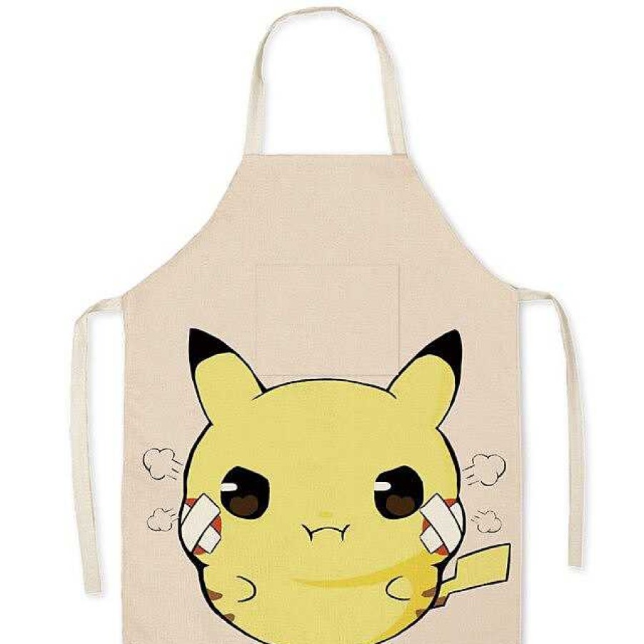 PKM Sonstiges Merchandise | Pokemon Pikachu U. A. Kuchen Schurze Fur Kinder Oder Erwachsene