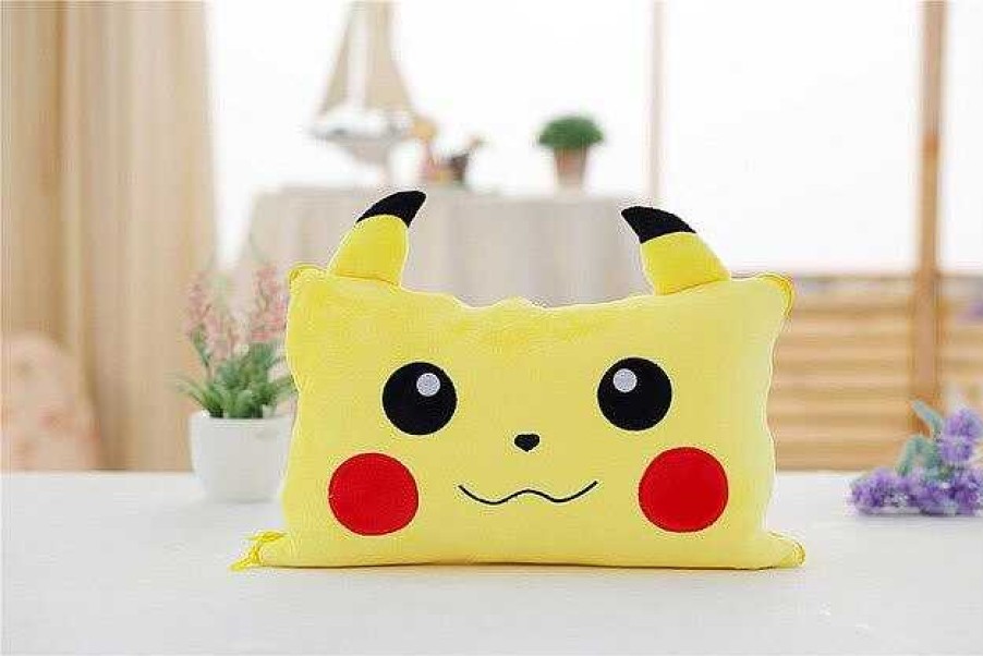 PKM Herbst & Winter | Pikachu Flauschige Pokemon Flannel Decke / Kissen 120X160Cm