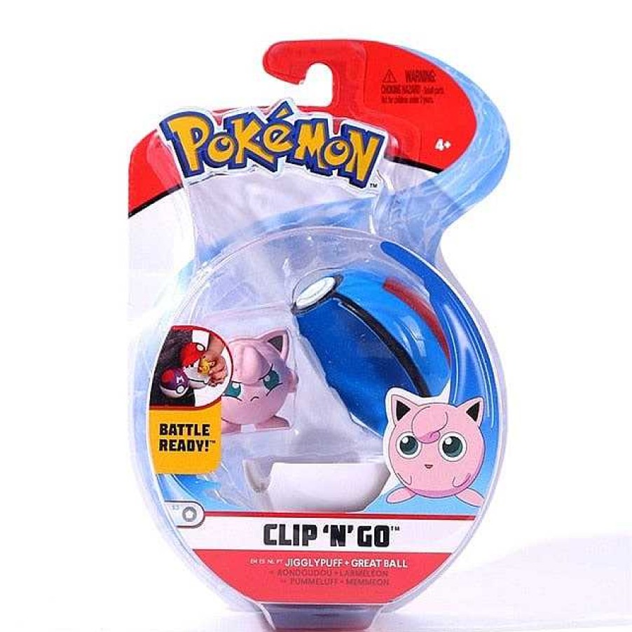 PKM Pokeball & Pokeballe | Pokemon Figur Mit Pokeball Clip N Go Spielzeug