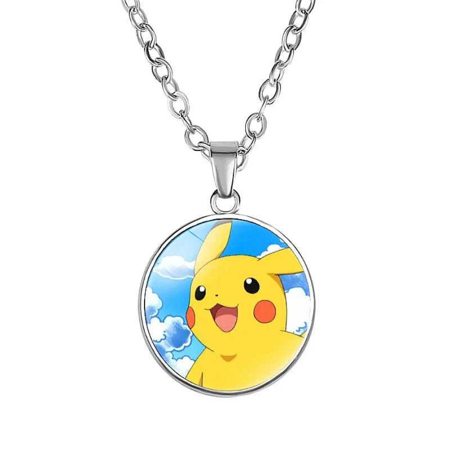 PKM Sonstiges Merchandise | Pikachu Halskette Mit Anhanger - Viele Unterschiedliche Pokemon Motive