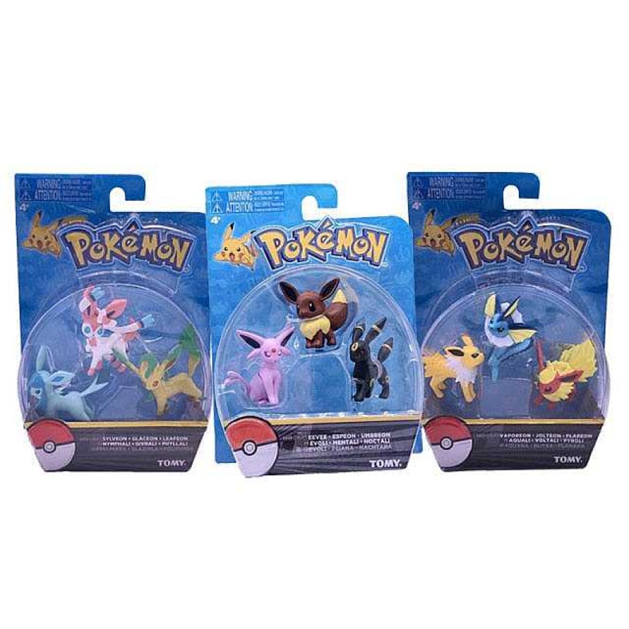 PKM Pokemon Figuren | Evoli / Eevee, Vaporeon, Jolteon, Flareon, Espeon, Umbreon, Leafeon, Glaceon Figuren