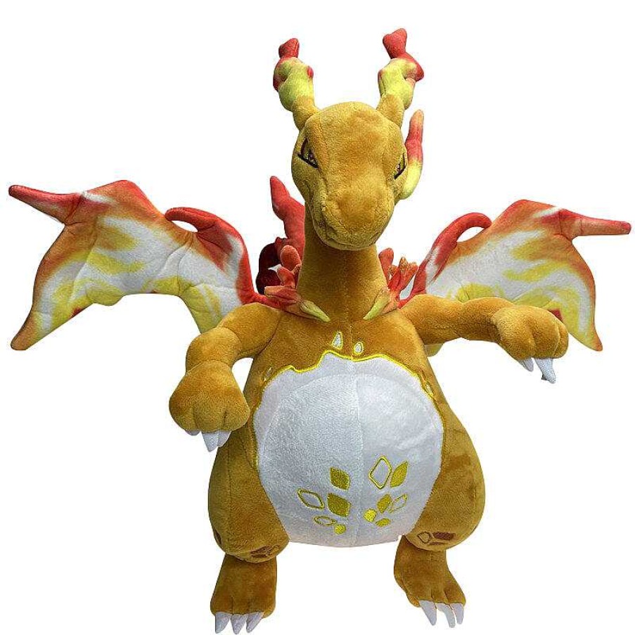 PKM Pokemon Kuscheltiere | Gigantamax Glurak Charizard Dynamax Xxl Pokemon Pluschtier (Ca. 35Cm)