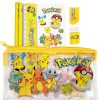 PKM Sonstiges Merchandise | Pokemon Schul Set Mit Tasche, Stift, Aufkleber, Anspitzer, Radiergummi Etc.