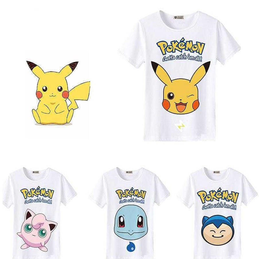 PKM Sommer | Pokemon Und Pikachu Sommer T-Shirts In Vielen Tollen Motiven