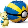 PKM Pokeball & Pokeballe | Pokeball Baustein Mit Pokemon Figur - Verschiedene Motive