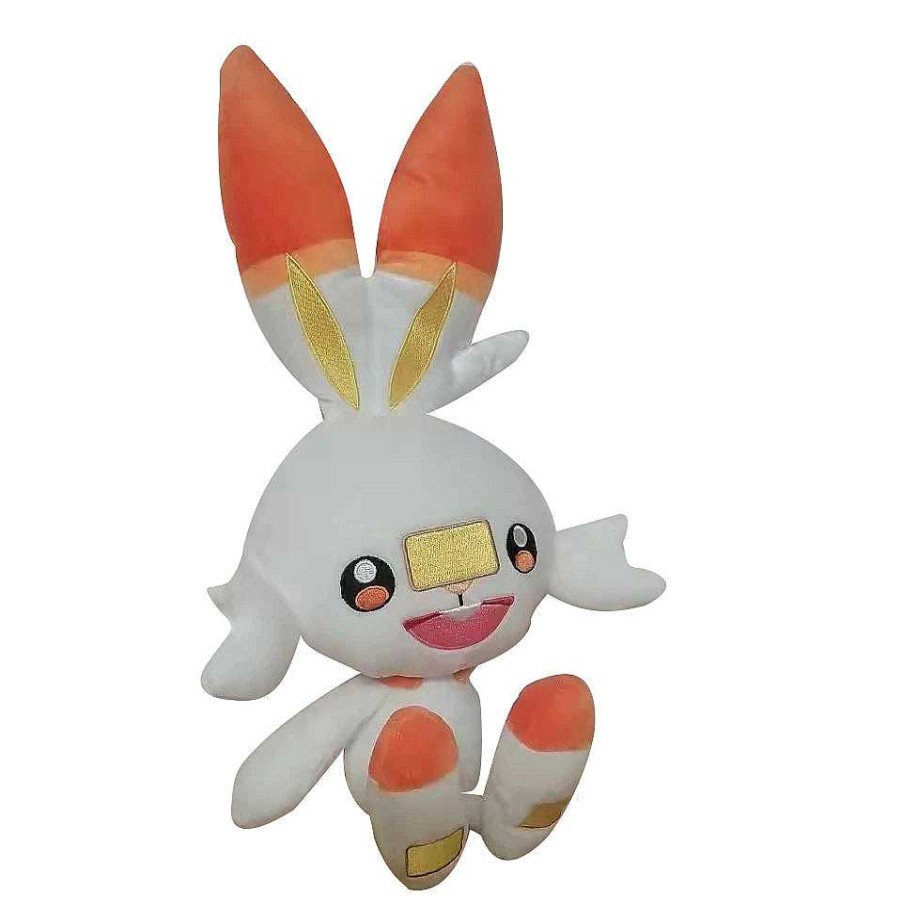 PKM Pokemon Schwert & Schild | Xxl Hopplo Scorbunny Plusch Puppe (Ca. 40Cm)