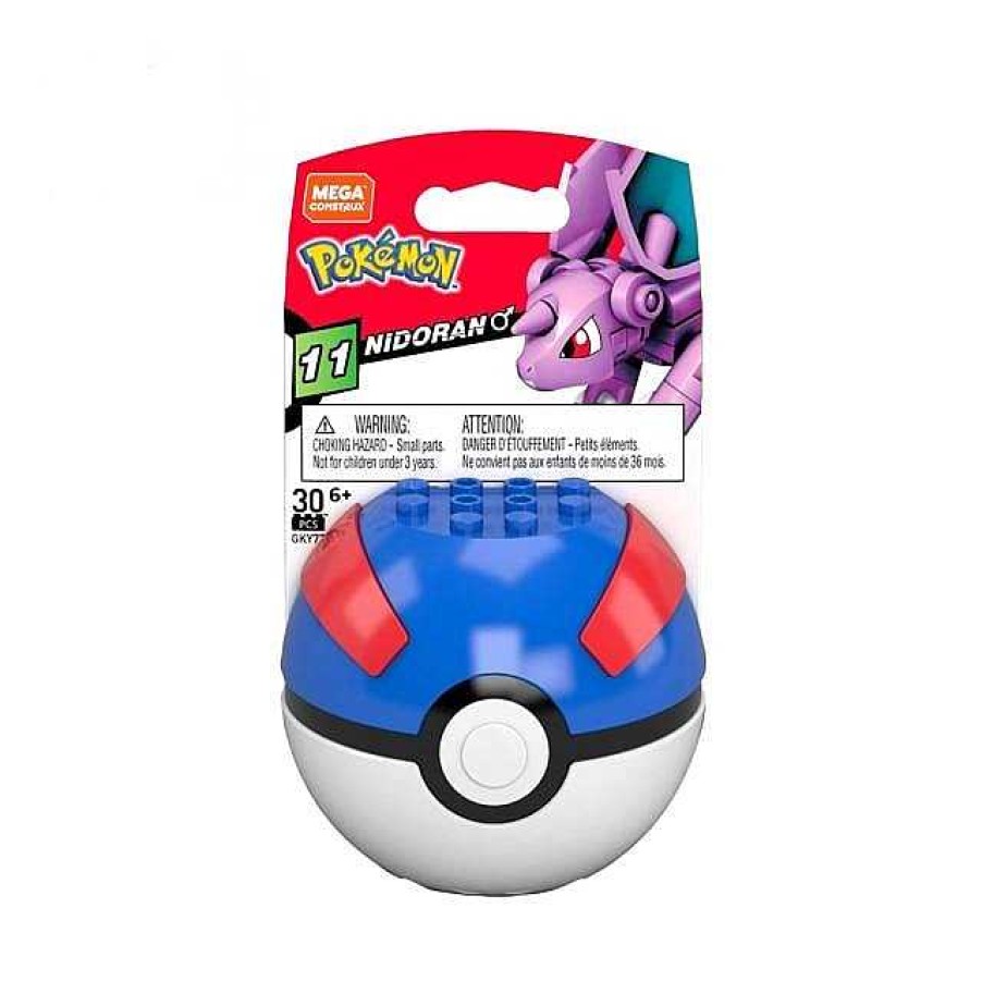 PKM Pokemon Bausteine | Mega Bloks Pokemon Serie Abra Oddish Riolu Ultra Ball Bausteine