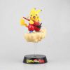 PKM Pokemon Figuren | Pikachu Cosplay Dragon Ball Son Goku Figur (Ca. 18Cm)