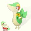 PKM Pokemon Kuscheltiere | Serpifeu Snivy Kuscheltier Pokemon (Ca. 40Cm)