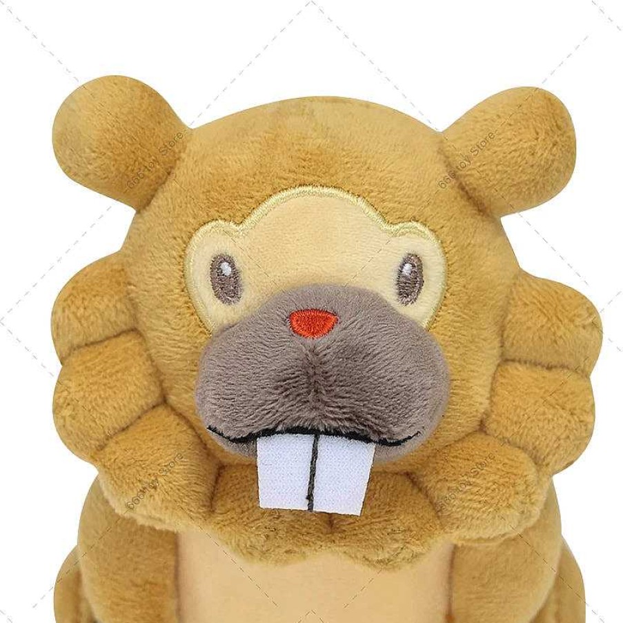 PKM Pokemon Kuscheltiere | Bidiza Bidoof Stofftier Pokemon (Ca. 13Cm)