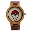 PKM Uhren Und Wecker | Pokeball Pokemon Bambus Holz Armbanduhr