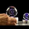 PKM Pokeball & Pokeballe | Wundervoller Pokemon Crystal Pokeball - Led Beleuchtung - Viele Motive