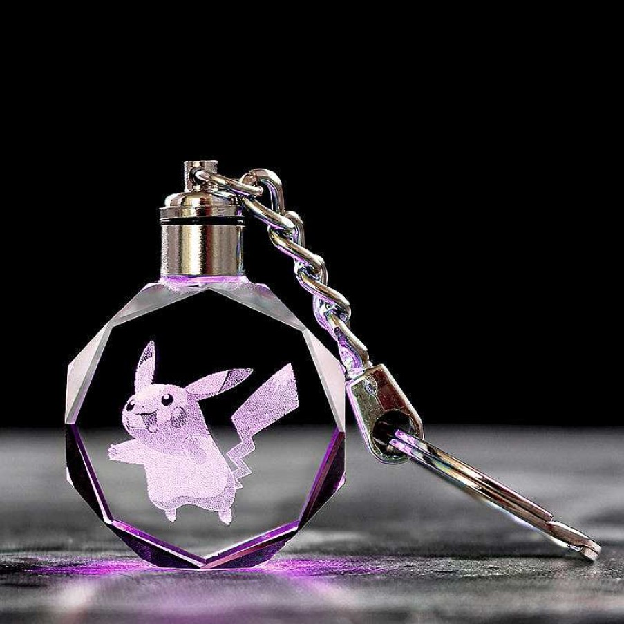 PKM Pokemon Schmuck | Pokemon Kristall Anhanger Mit 3D Effekt - Viele Motive