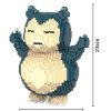 PKM Pokemon Bausteine | Relaxo / Snorlax Baustein Set