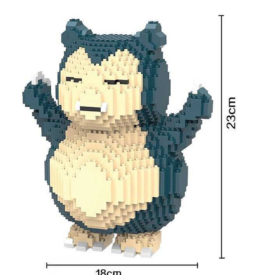 PKM Pokemon Bausteine | Relaxo / Snorlax Baustein Set