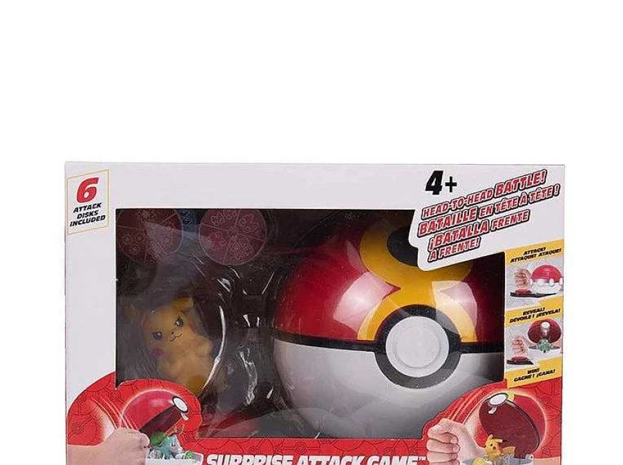 PKM Pokemon Spielzeug | Pokemon Pokeball Uberraschungsangriff Spielzeug Set