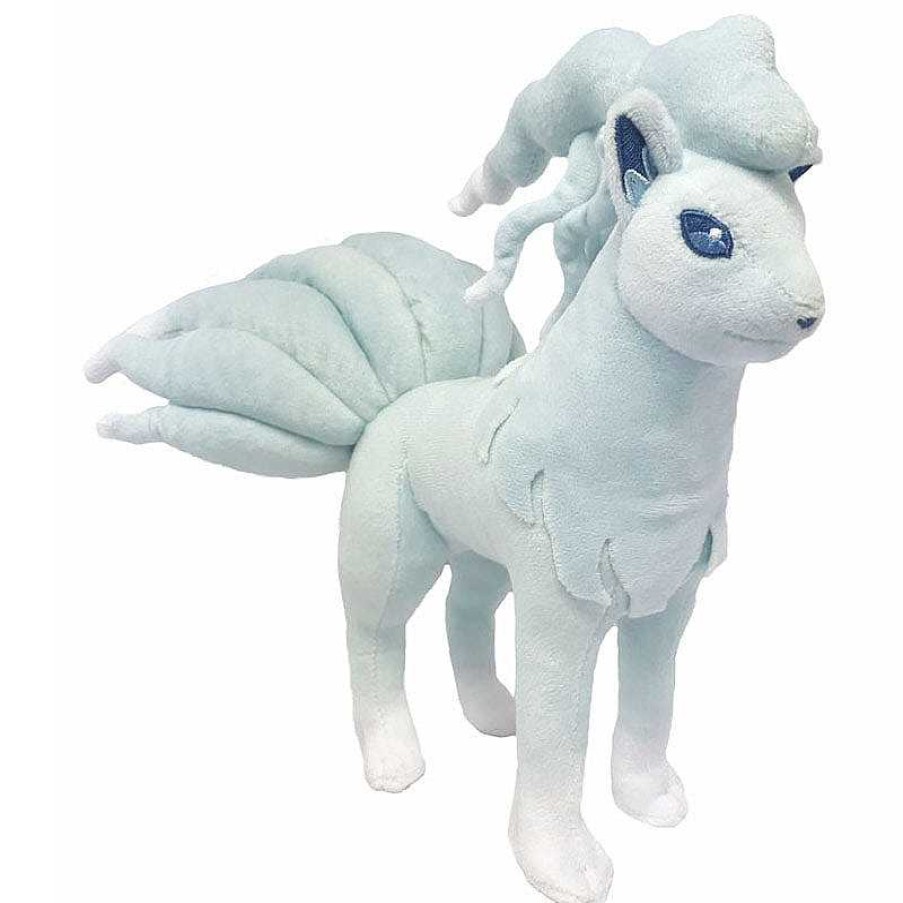 PKM Pokemon Unite | Alola Vulnona Ninetales Pokemon Plusch Figur (Ca. 25Cm)