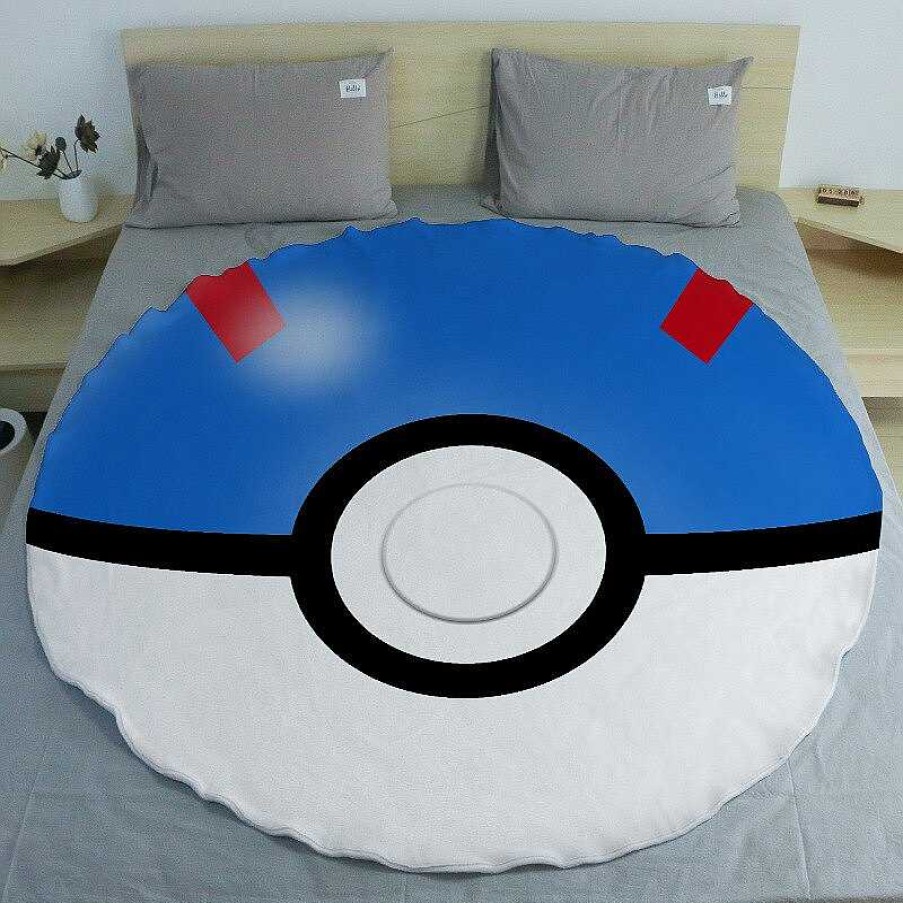 PKM Sonstiges Merchandise | Pokemon Pokeball Flanell-Decke, 150 Cm