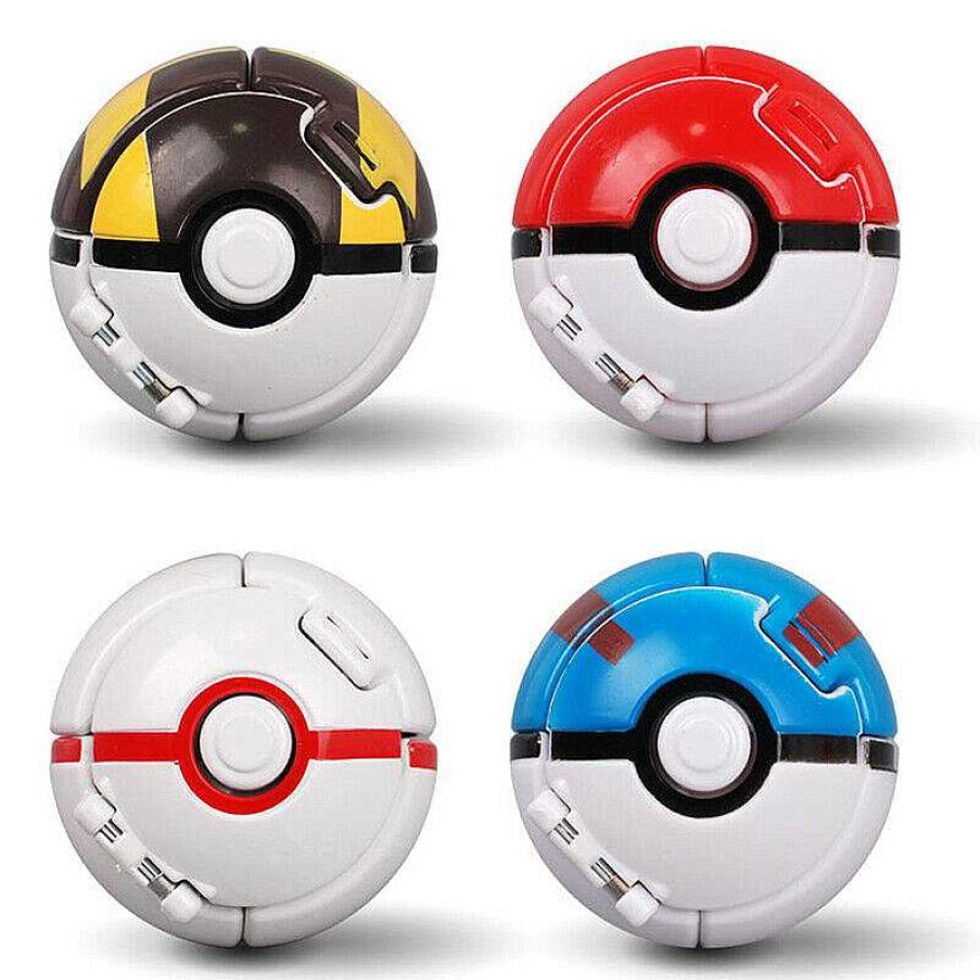 PKM Pokeball & Pokeballe | Poke Ball Set Mit 12 Stk. Pokeballen Und Pokemon Figuren