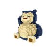 PKM Pokemon Bausteine | Sitzender Relaxo / Snorlax Pokemon Baustein Set