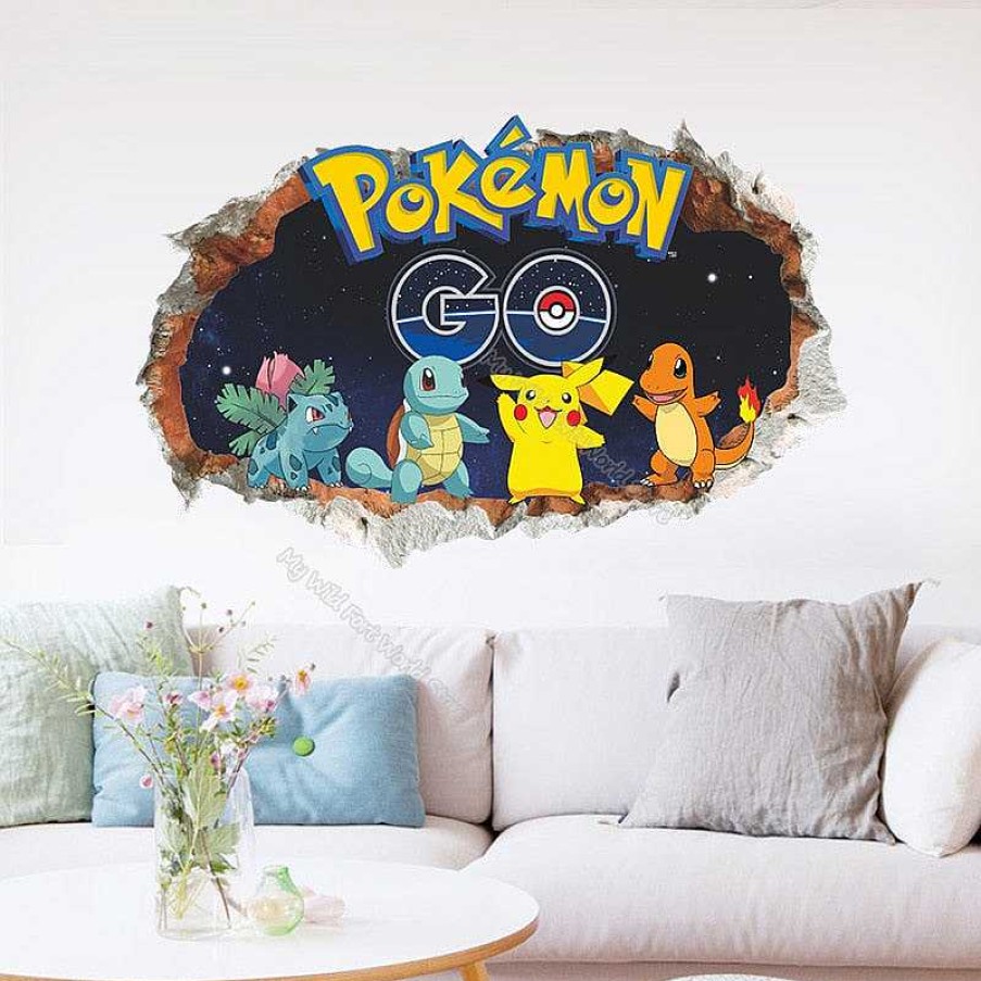 PKM Sonstiges Merchandise | Wandsticker In Verschiedenen Pokemon Motiven