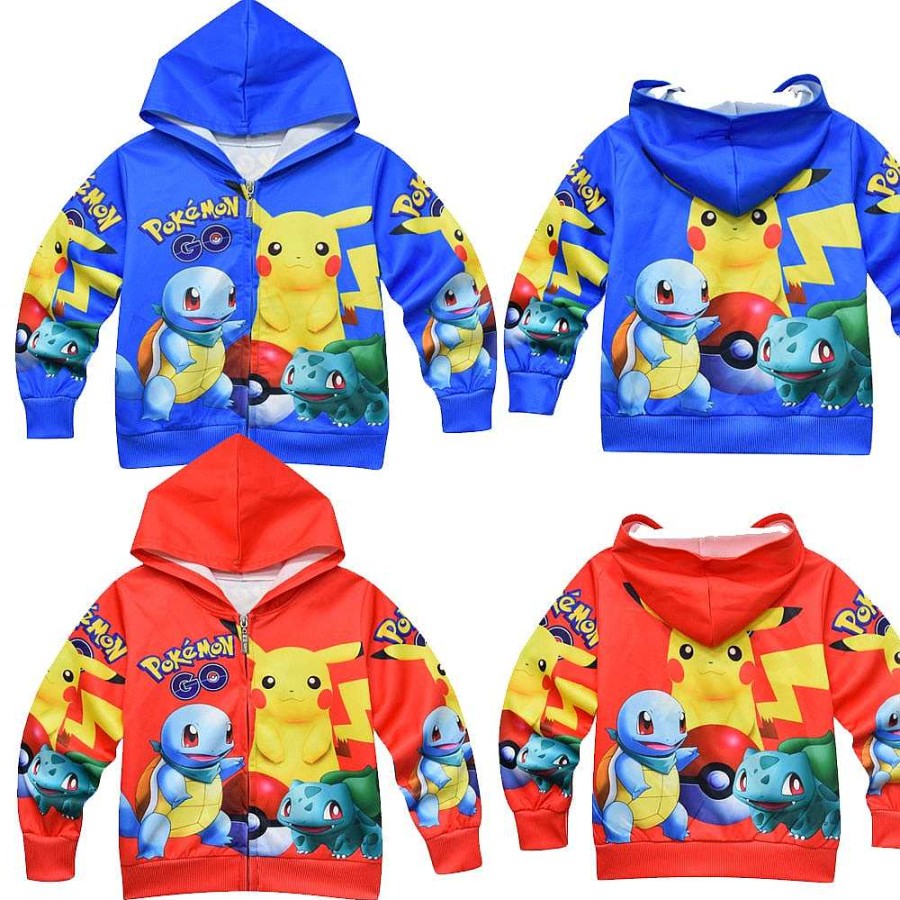 PKM Herbst & Winter | Pokemon Kinder Kapuzensweatjacke