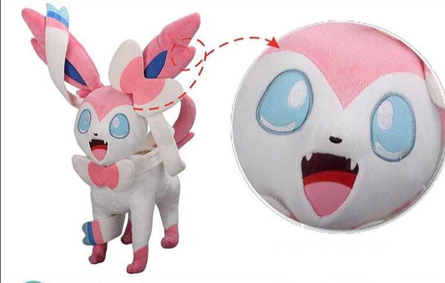 PKM Pokemon Kuscheltiere | Feelinara / Sylveon Plusch Pokemon Ca. 30Cm Anime Look