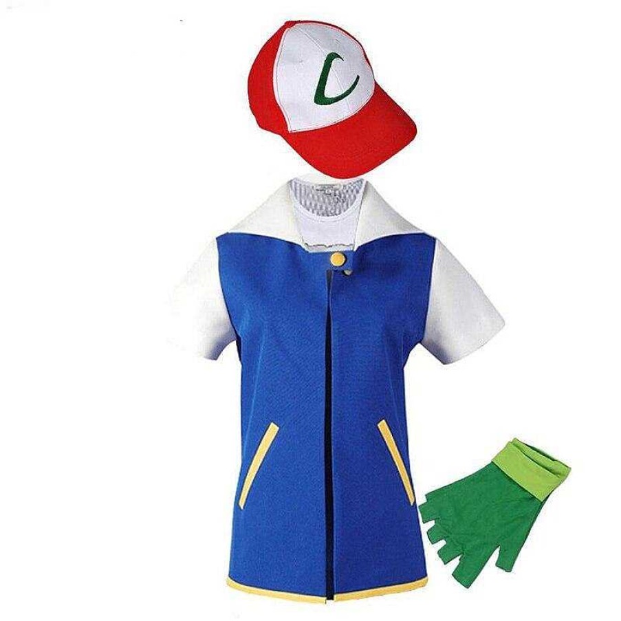 PKM Sommer | Pokemon Cosplay Ash Ketchum Kostum Fur Kinder