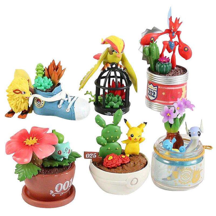 PKM Pokemon Figuren | 6Er Set Botanische Pokemon Figuren