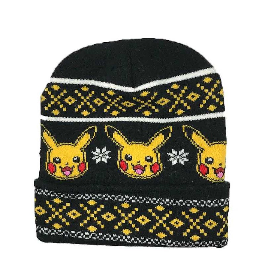 PKM Pokemon Mutzen & Caps | Pikachu Strick Winter Mutze