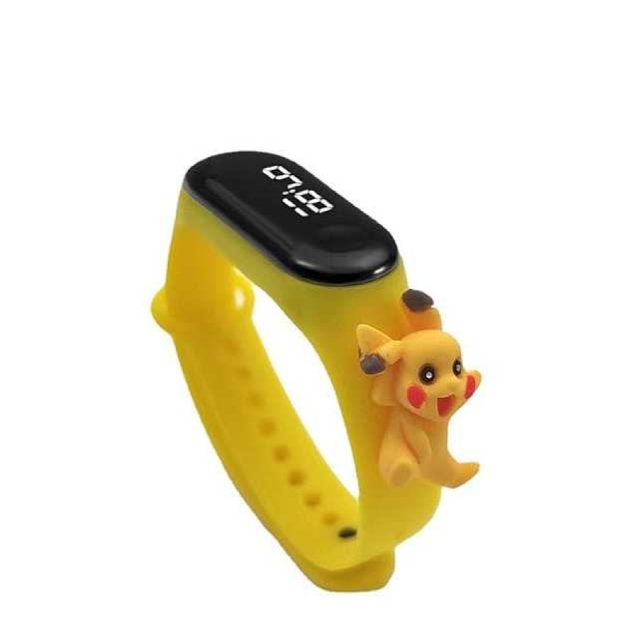 PKM Uhren Und Wecker | Pokemon Pikachu Armband Mit Digital Uhr Fur Kinder