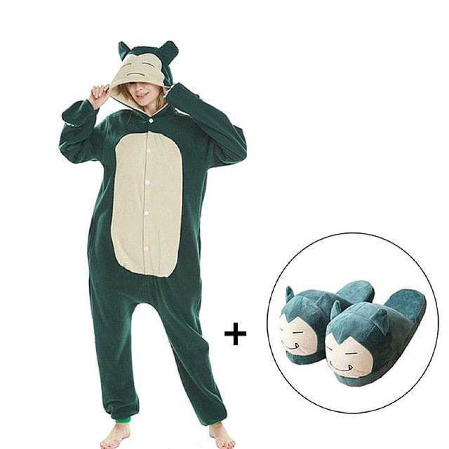 PKM Herbst & Winter | Relaxo / Snorlax Onesie Kuschel Pokemon Schlafanzug