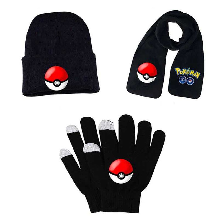 PKM Herbst & Winter | Pokemon Winter Sets: Mutze, Schal Und Handschuhe - Viele Motive