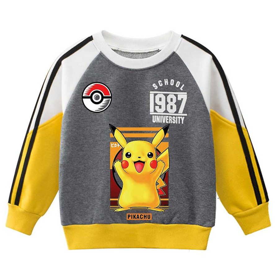 PKM Herbst & Winter | Pokemon Sportliches Kinder Sweatshirt