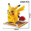 PKM Detektiv Pikachu | Detektiv Pikachu Baustein-Modell (15Cm X 15Cm X 15Cm)