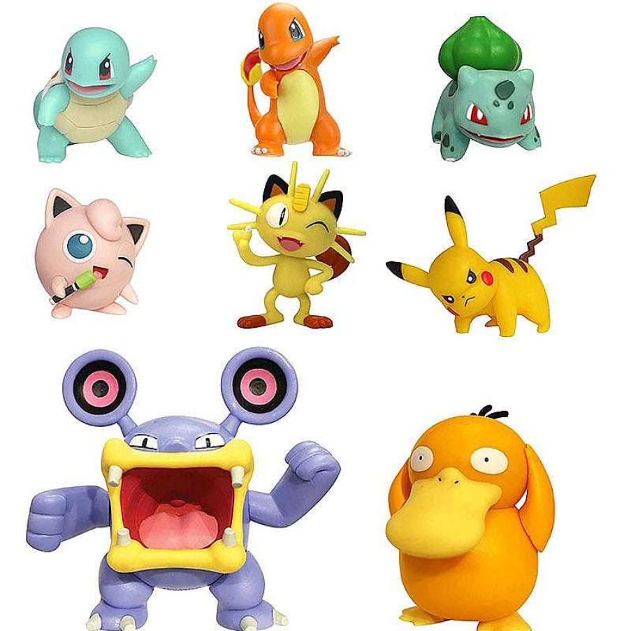 PKM Pokemon Figuren | Pokemon Battle Pack Spielzeug Set Mit Je 8 Figuren