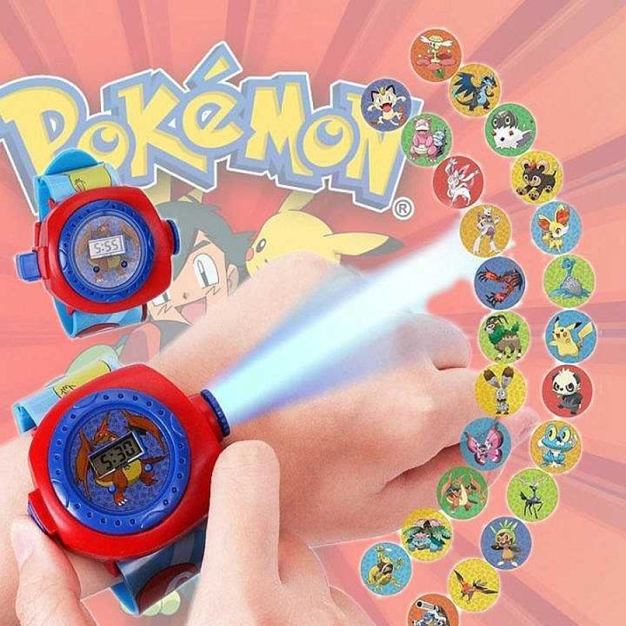 PKM Sonstiges Merchandise | Pokemon Kinder Uhr Mit Projektor