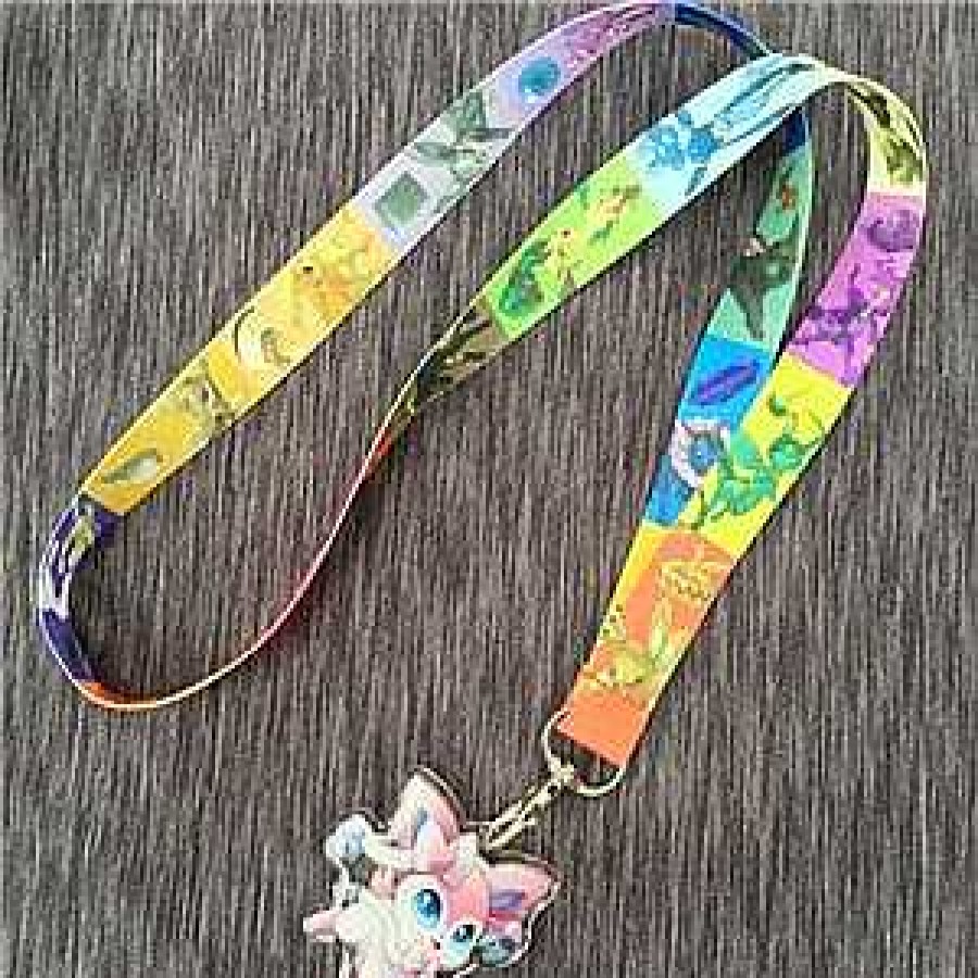 PKM Sonstiges Merchandise | Pokemon Sylveon Keychain / Anhanger / Lanyard