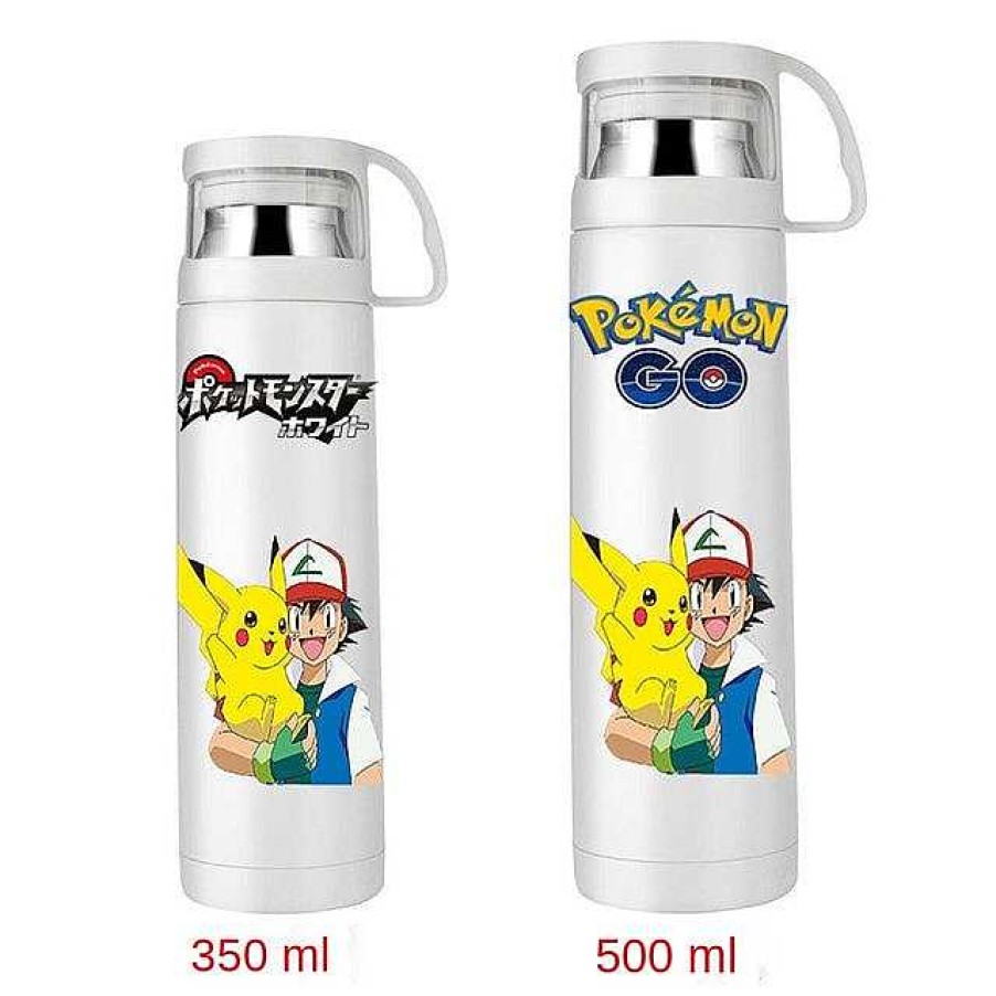 PKM Sonstiges Merchandise | Pokemon Thermoskanne Wasserflasche In Vielen Motiven (350Ml Oder 500Ml)