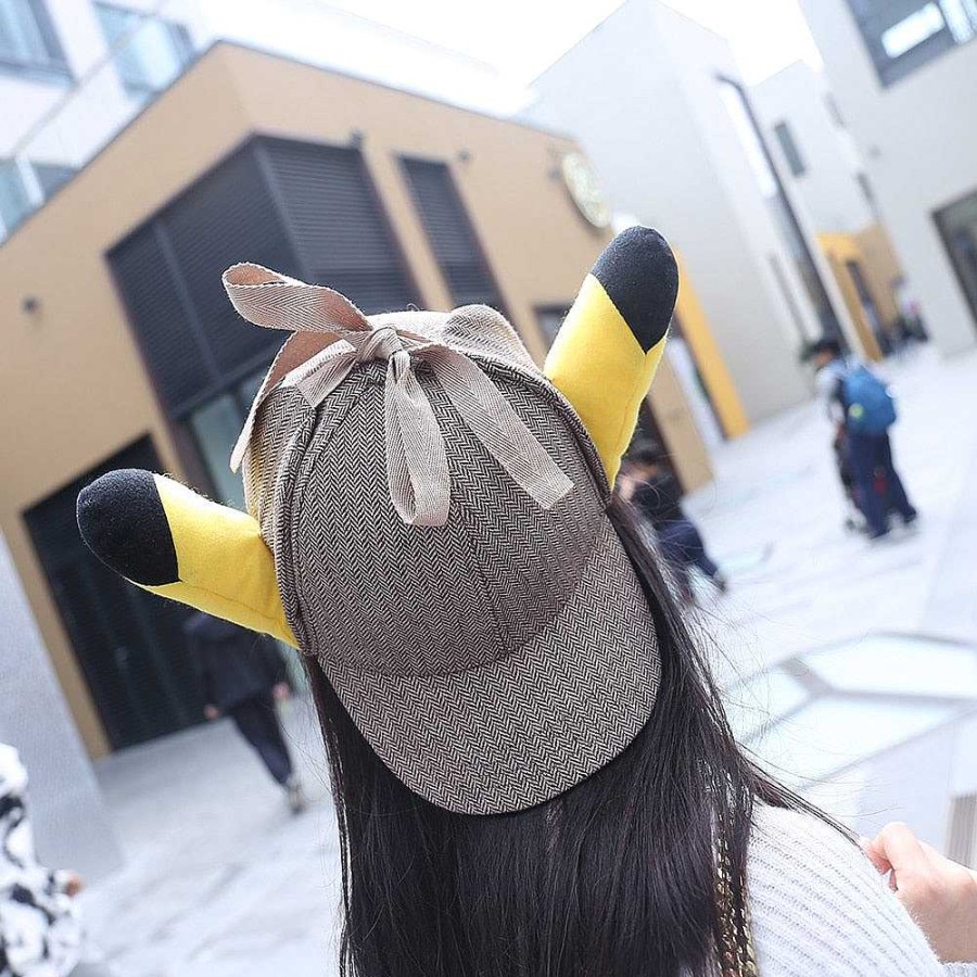 PKM Sonstiges Merchandise | Detektiv Pikachu Cosplay Cap / Mutze